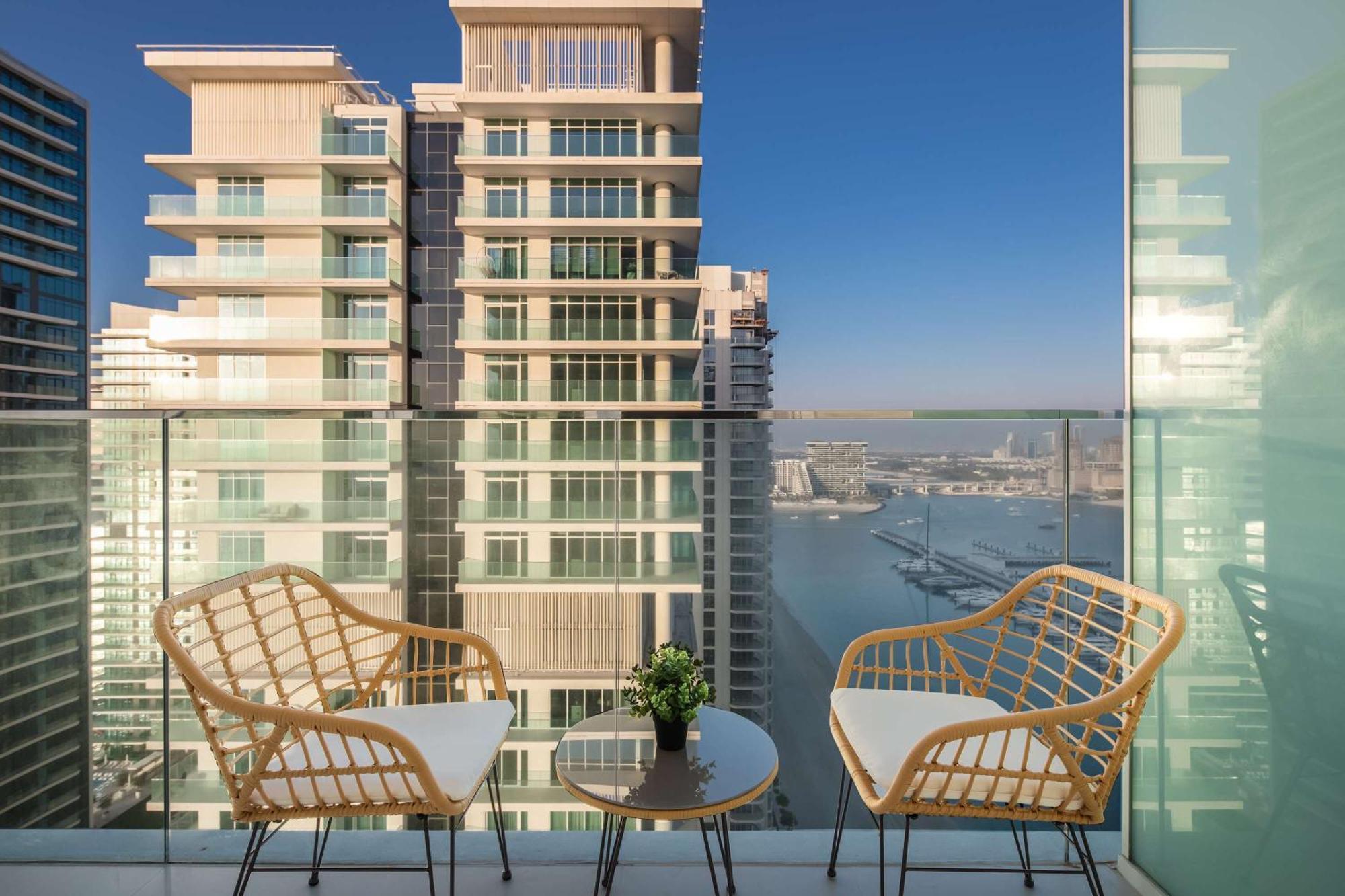 Silkhaus Palm View 1Bdr With Private Beach In Emaar Beachfront Dubai Exterior photo