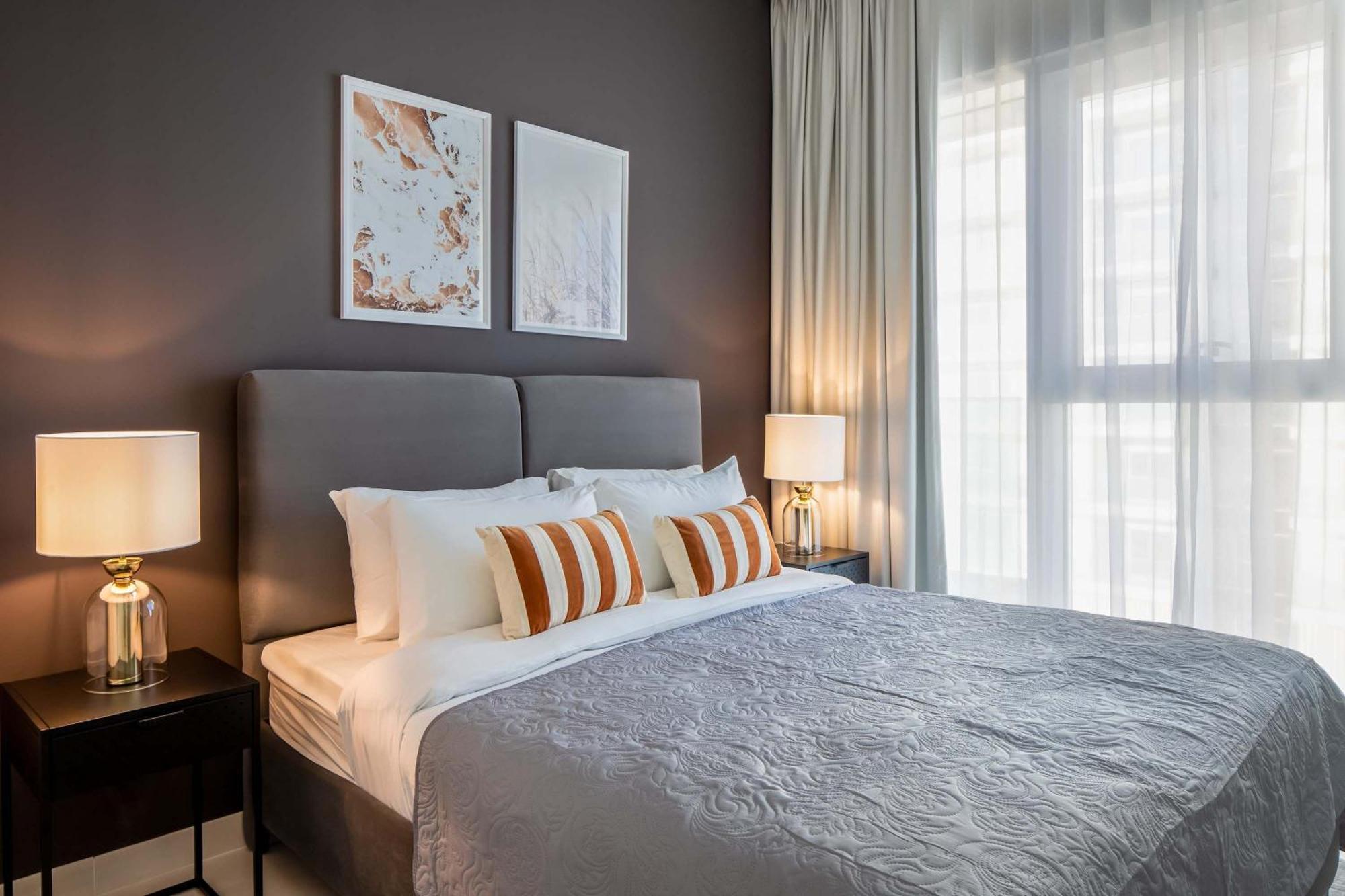 Silkhaus Palm View 1Bdr With Private Beach In Emaar Beachfront Dubai Exterior photo